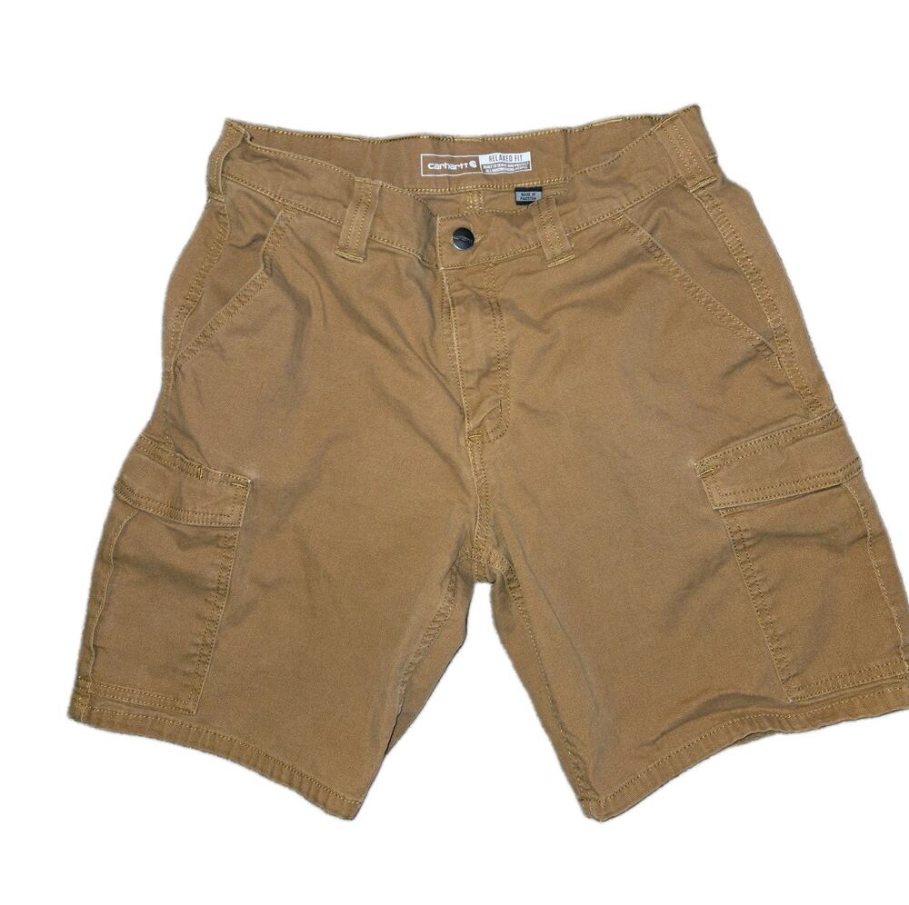 Carhartt 9" Work Cargo Shorts US Mens Size 31 Rugged Flex Relaxed Fit Brown